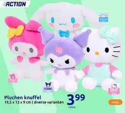 Action Pluchen knuffel aanbieding