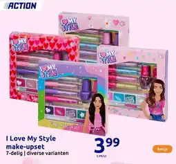 Action I Love My Style make-upset aanbieding