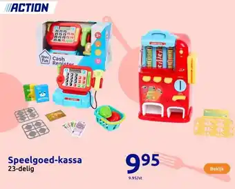 Action Speelgoed-kassa aanbieding