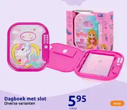 Action Dagboek met slot aanbieding