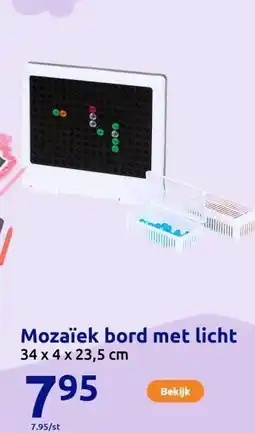 Action Mozaïek bord met licht aanbieding