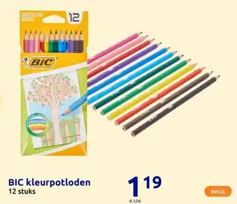 Action BIC kleurpotloden aanbieding