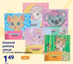 Action Diamond painting canvas aanbieding