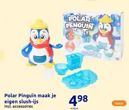 Action Polar Pinguïn maak je eigen slush-ijs aanbieding