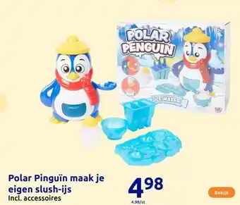 Action Polar Pinguïn maak je eigen slush-ijs aanbieding