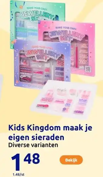 Action Kids Kingdom maak je eigen sieraden aanbieding