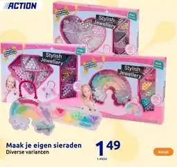 Action Maak je eigen sieraden aanbieding