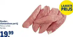 Makro Runder- diamanthaas partij aanbieding