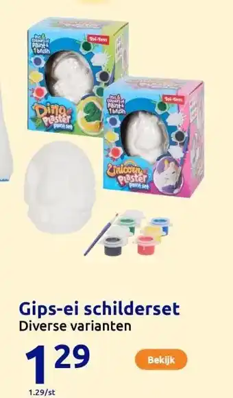 Action Gips-ei schilderset aanbieding