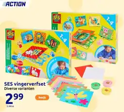 Action SES vingerverfset aanbieding