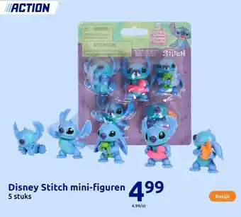 Action Disney Stitch mini-figuren aanbieding