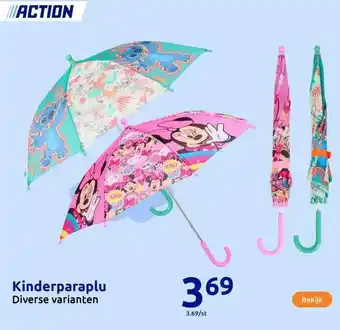 Action Kinderparaplu aanbieding