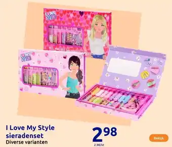 Action I Love My Style sieradenset aanbieding