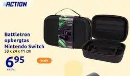 Action Battletron opbergtas Nintendo Switch aanbieding