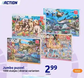Action Jumbo puzzel aanbieding