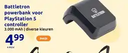 Action Battletron powerbank voor PlayStation 5 controller aanbieding