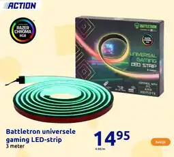 Action Battletron universele gaming LED-strip aanbieding