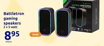 Action Battletron gaming speakers aanbieding