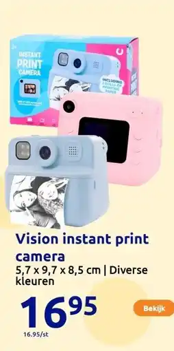 Action Vision instant print camera aanbieding
