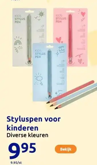 Action Styluspen voor kinderen aanbieding