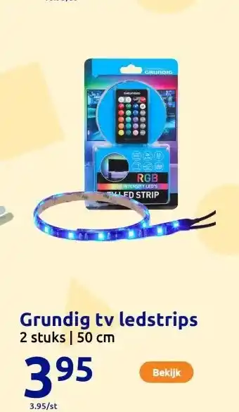 Action Grundig tv ledstrips aanbieding