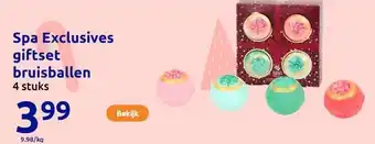 Action Spa Exclusives giftset bruisballen aanbieding