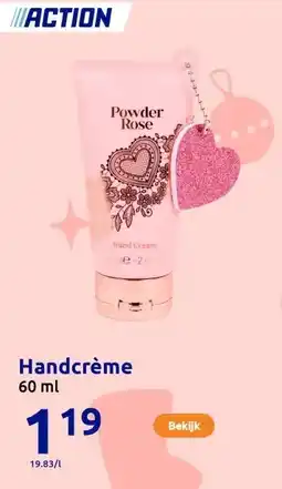 Action Handcrème aanbieding