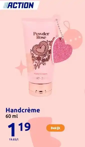 Action Handcrème aanbieding