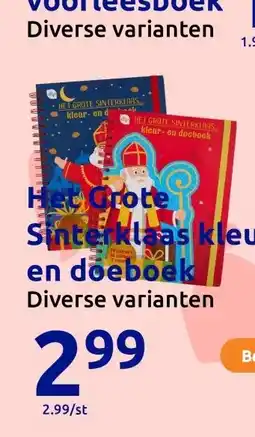 Action Het Grote Sinterklaas kleur- en doeboek aanbieding