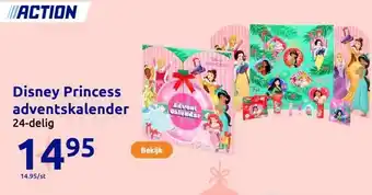 Action Disney Princess adventskalender aanbieding