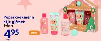 Action Peperkoekmannetje giftset aanbieding