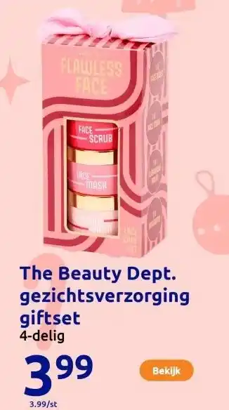 Action The Beauty Dept. gezichtsverzorging giftset aanbieding