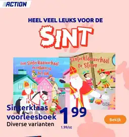 Action Sinterklaas voorleesboek aanbieding