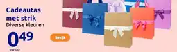 Action Cadeautas met strik aanbieding