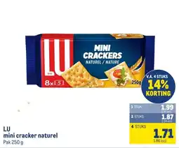 Makro LU mini cracker naturel aanbieding