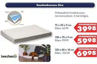 Huisdier Voordeelshop Hondenkussens Zira aanbieding