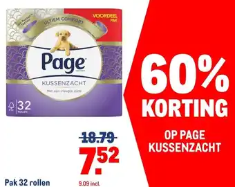 Makro PAGE KUSSENZACHT aanbieding