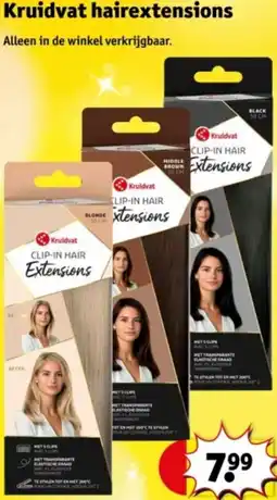 Kruidvat Kruidvat hairextensions aanbieding