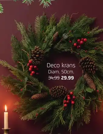 Coppelmans Deco krans Diam 50cm aanbieding