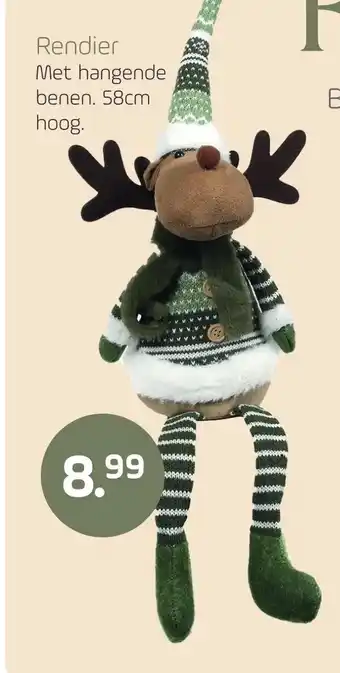 Coppelmans Rendier Met hangende benen. 58cm hoog. aanbieding