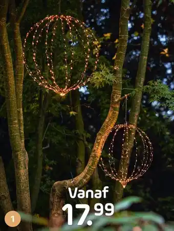 Coppelmans Bal met flash lampjes, diam. 40cm. aanbieding