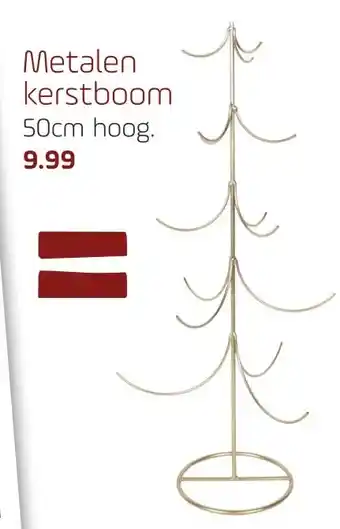 Coppelmans Metalen kerstboom 50cm hoog. aanbieding