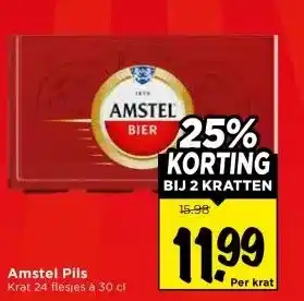 Vomar Voordeelmarkt Amstel Pils aanbieding