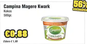 Budget Food Campina Magere Kwark aanbieding