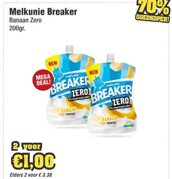 Budget Food Melkunie Breaker Banaan Zero aanbieding