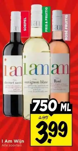 Vomar Voordeelmarkt I Am Wijn aanbieding