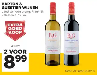 Jumbo Barton & guestier wijnen 750ml aanbieding