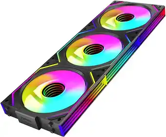 Amazon TZMRIT Interstellar-V2 Infinity Mirror ARGB Ventilator 120 mm, RGB Reverse Flow, Triple Pack (Zwart) aanbieding