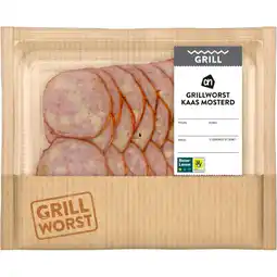 Albert Heijn AH Grillworst kaas mosterd aanbieding