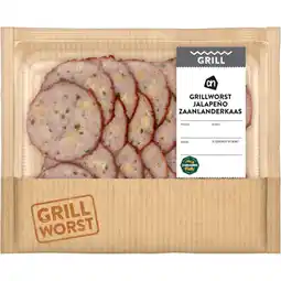 Albert Heijn AH Grillworst jalapeno Zaanlander kaas aanbieding